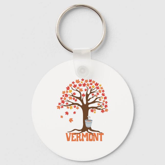 Vermont Maple Keychain (Front)