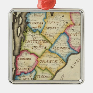 Vermont Metal Ornament