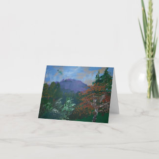 Vermont Mountain Landscape Note Card