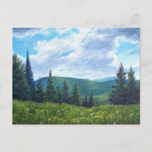 Vermont Mountain Postcard (Front)