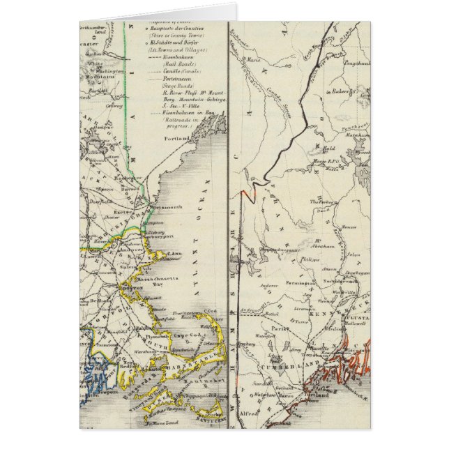 Vermont, New Hampshire, Massachusetts (Devant)