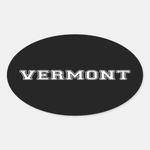 Vermont Oval Sticker