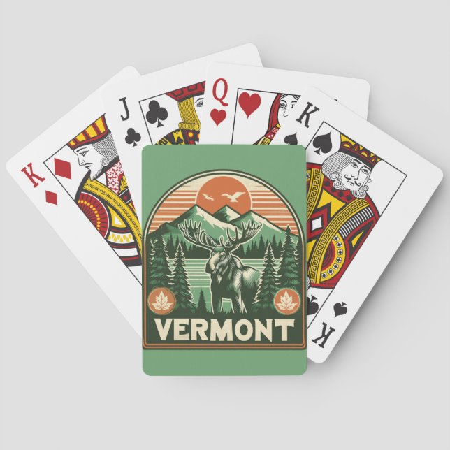 Vermont Playing Cards (Back)