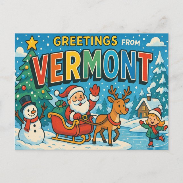 VERMONT Postcard (Front)