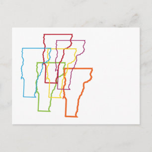 vermont pride blur postcard