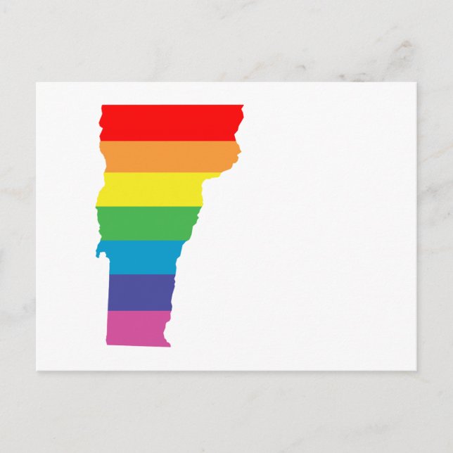 vermont rainbow postcard (Front)