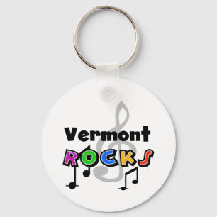 Vermont Rocks Keychain