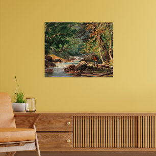 Vermont Scenery, The Trout Stream, Poster