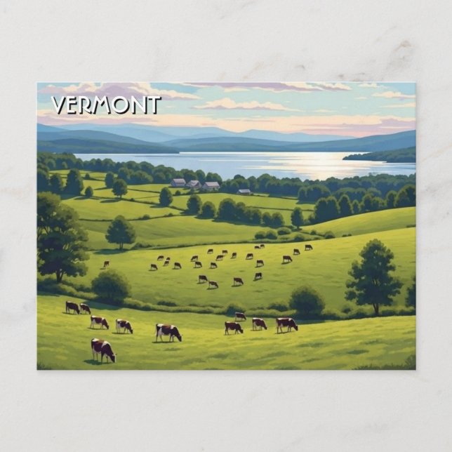 Vermont Shelburne Farms Travel Postcard (Front)