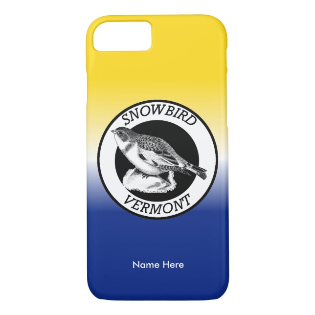 Vermont Snowbird Shield Case-Mate iPhone Case (Back)