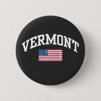 Vermont state 2 inch round button