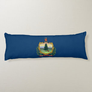 Vermont State Flag Body Pillow