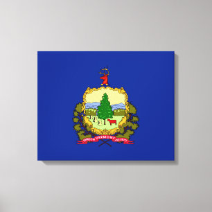 Vermont State Flag Design Decor