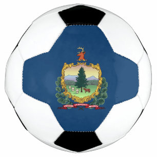 Vermont State Flag Soccer Ball