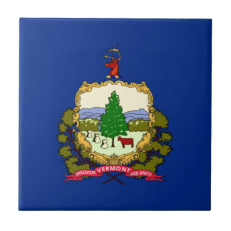 Vermont State Flag Tile