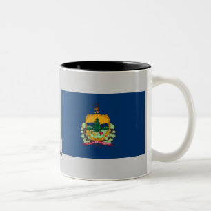 Vermont State Flag Two-Tone Coffee Mug