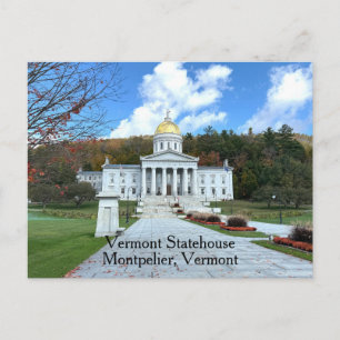 Vermont Statehouse Postcard