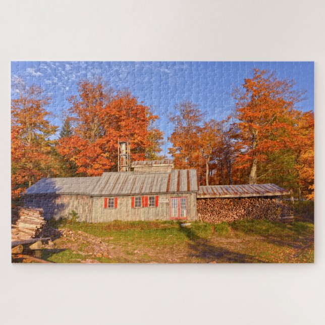 Vermont Sugar House Jigsaw Puzzle (Horizontal)