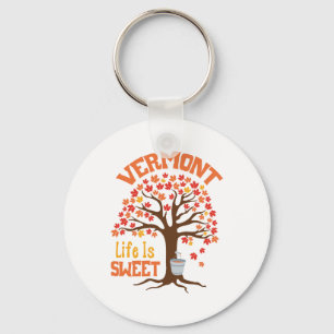 Vermont Sweet Life Keychain