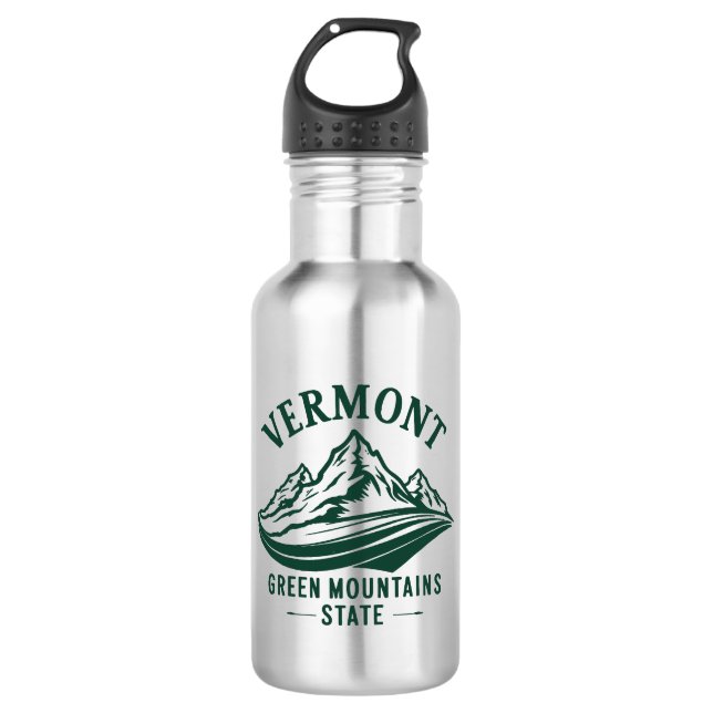 Vermont The Green Mountain State 532 Ml Water Bottle (Front)