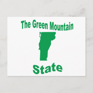 Vermont: The Green Mountain State Postcard