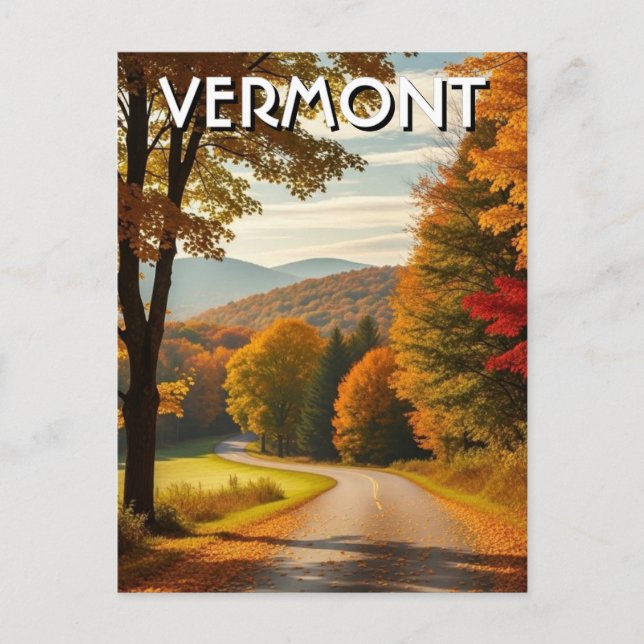 Vermont Travel Postcard (Front)