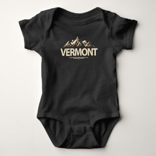 Vermont United States of America Baby Bodysuit