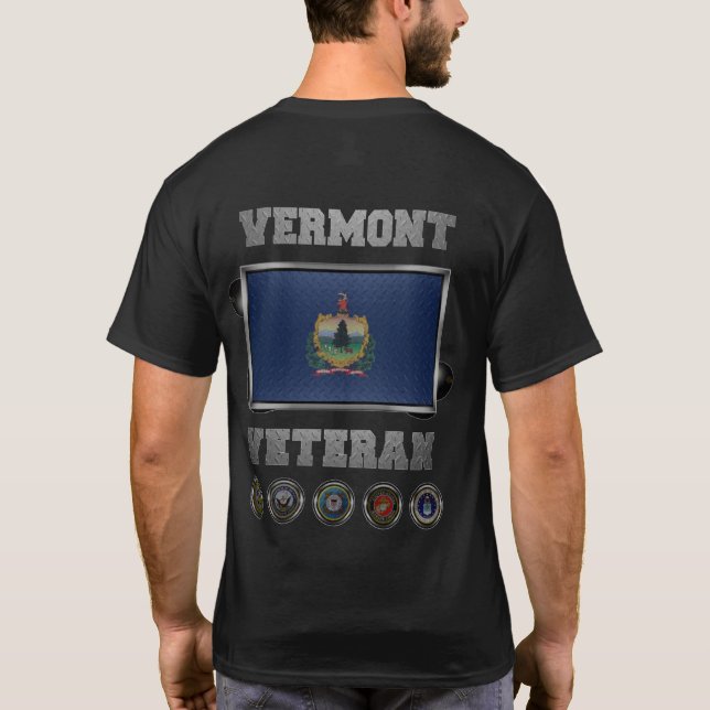 Vermont Veteran Tshirt (Back)