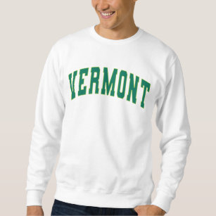 Vermont Vintage Varsity College Style Sweatshirt