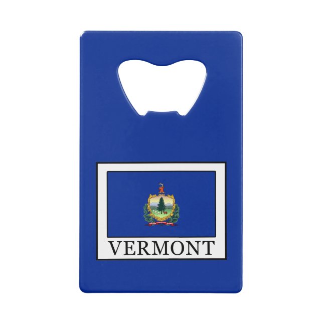 Vermont Wallet Bottle Opener (Front)