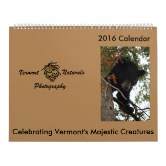 Vermont Wildlife Calendar
