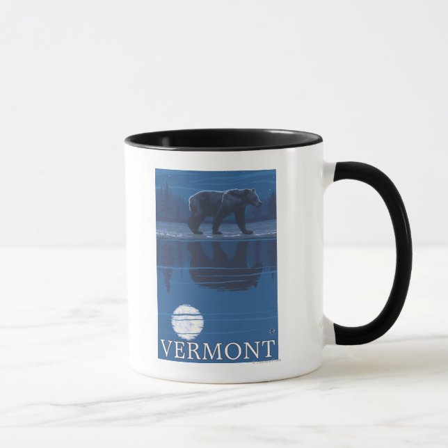 VermontBear in the Moonlight Mug (Right)
