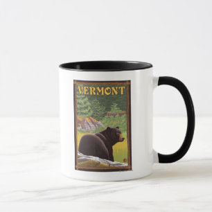 VermontBlack Bear in Forest Mug