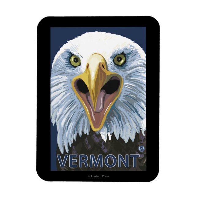 VermontEagle Up Close Magnet (Vertical)