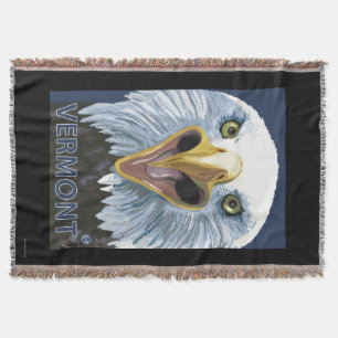 VermontEagle Up Close Throw Blanket