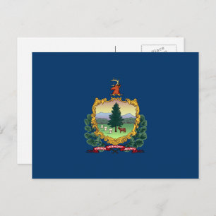 Vermonter Flag, Flag of Vermont Postcard