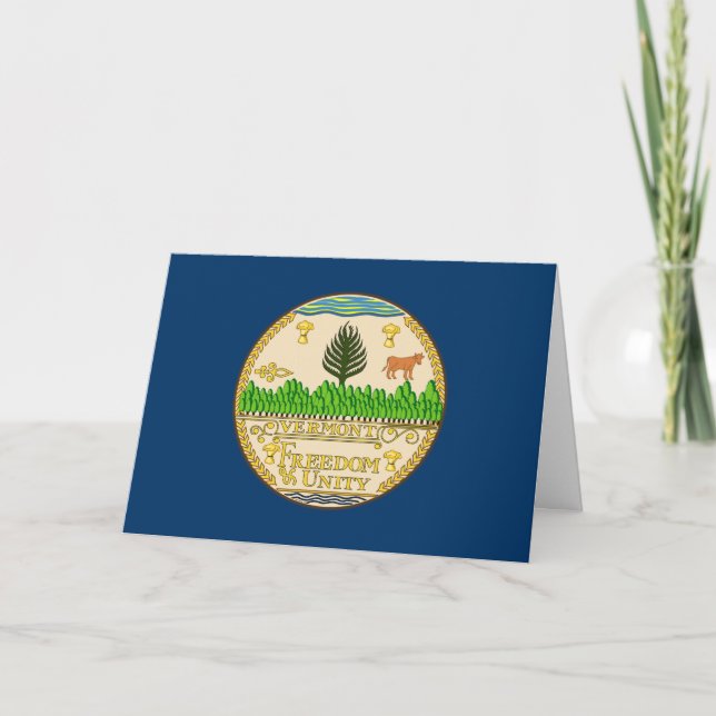 Vermonter Seal, Seal of Vermont Card (Front)