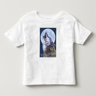VermontHowling Wolf Toddler T-shirt