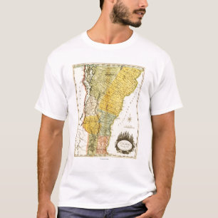 VermontPanoramic MapVermont T-Shirt