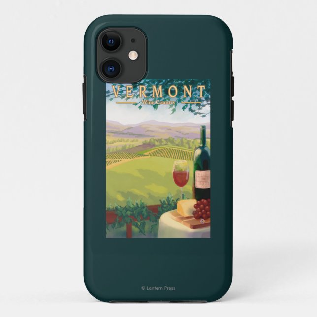 VermontWine Country Scene Case-Mate iPhone Case (Back)