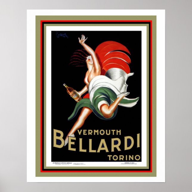 Vermouth Bellardi Torino affiche 16 x 20 (Devant)