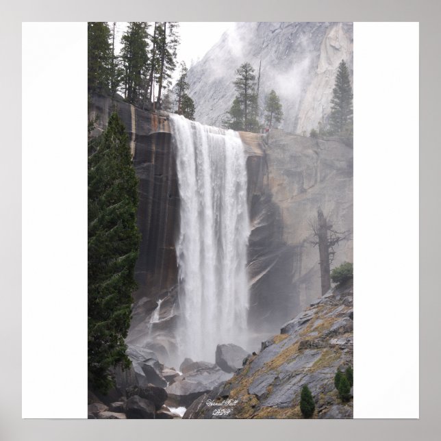 Vernal Fall in Spring Poster (Front)