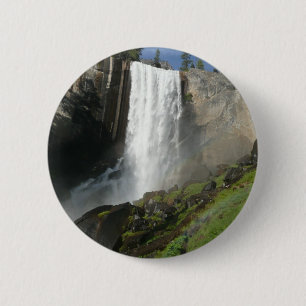 Vernal Falls I in Yosemite National Park 2 Inch Round Button