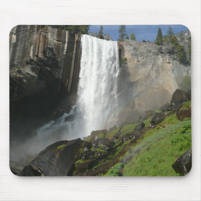 Vernal Falls I in Yosemite National Park Mouse Pad (Front)