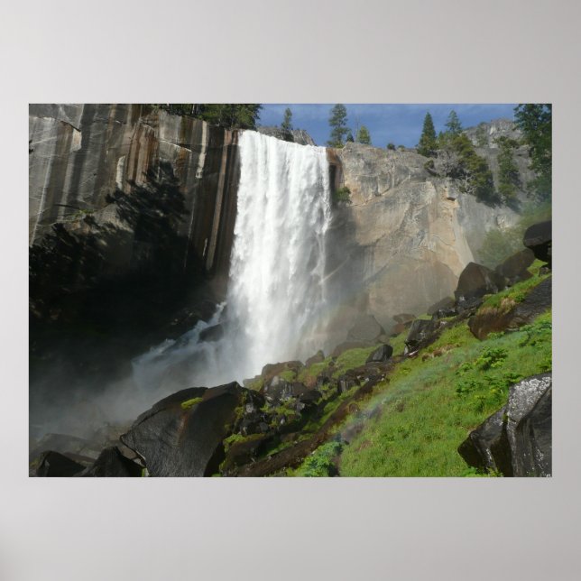 Vernal Falls I in Yosemite National Park Poster (Front)