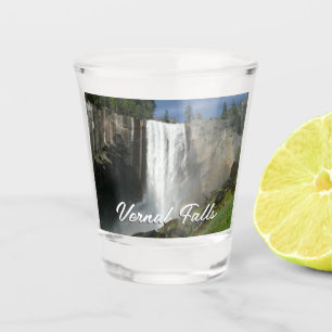 Vernal Falls I in Yosemite National Park Shot Glass