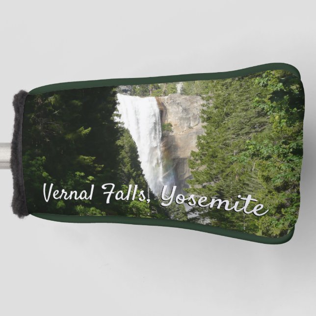 Vernal Falls II in Yosemite National Park Golf Head Cover (Front)