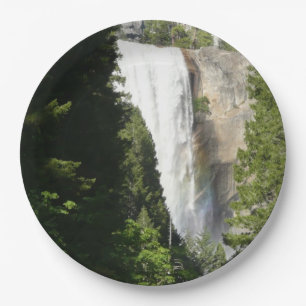 Vernal Falls II in Yosemite National Park Paper Plate