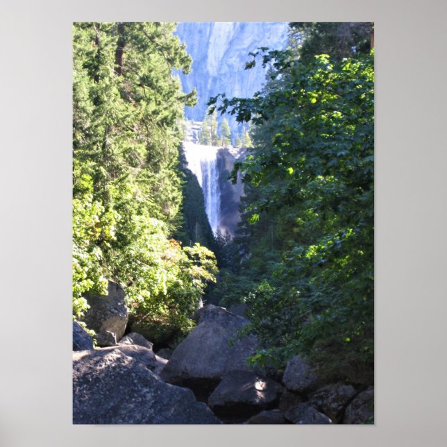 Vernal Falls, Yosemite National Park, CA Poster (Front)