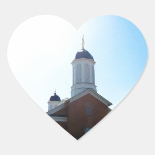 vernal utah lds mormon temple heart sticker